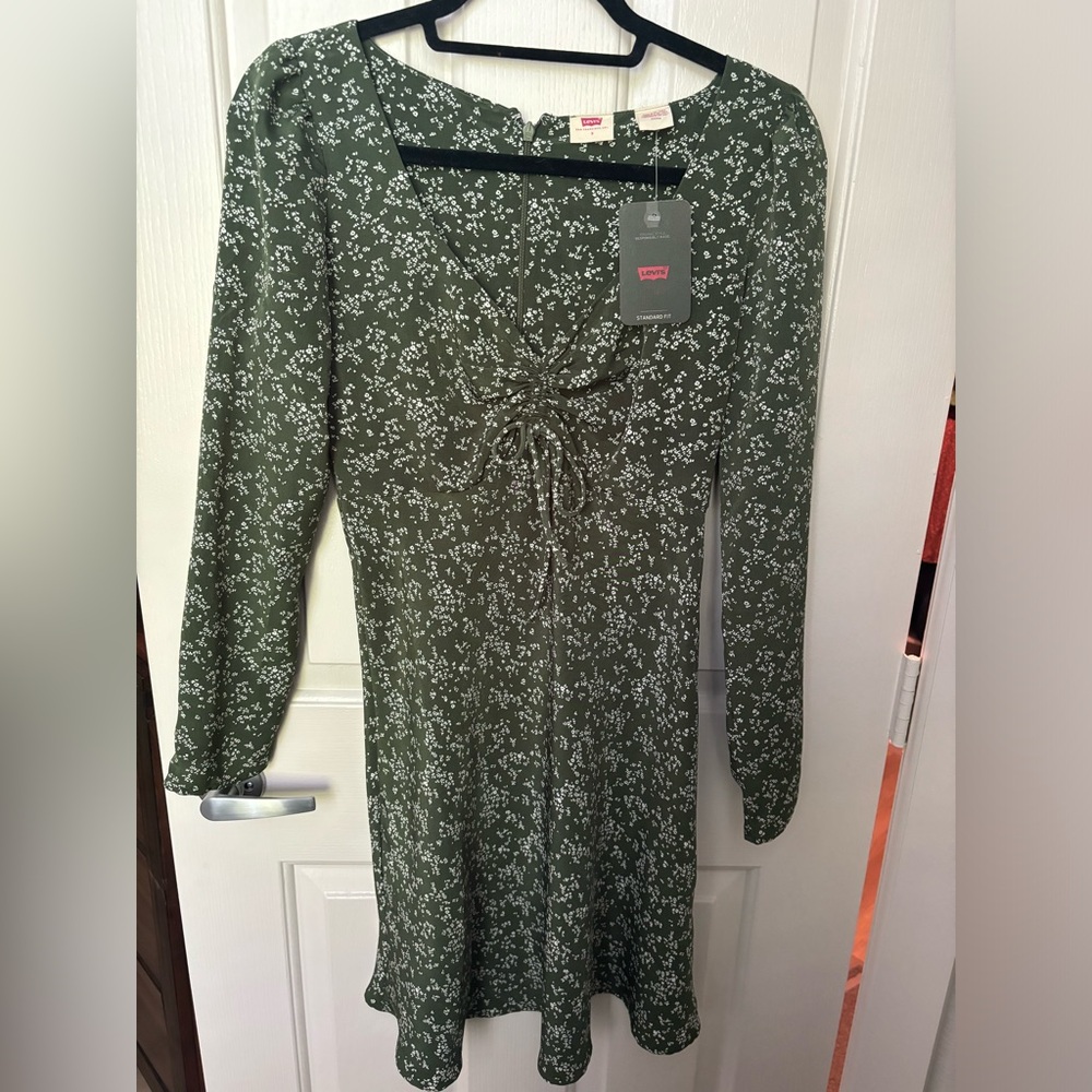Levis Green Long sleeve dress